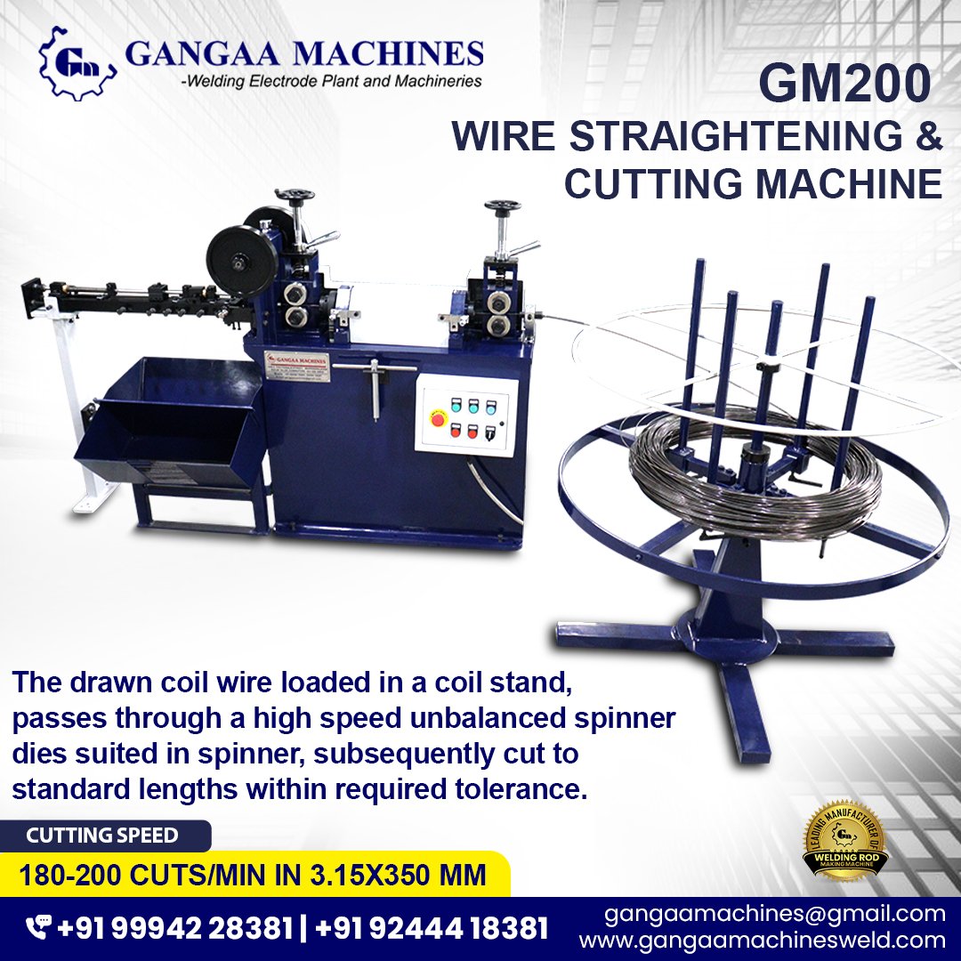 Wire Straightening & Cutting Machine Manufacturer in Tamil Nadu – Gangaa Machines