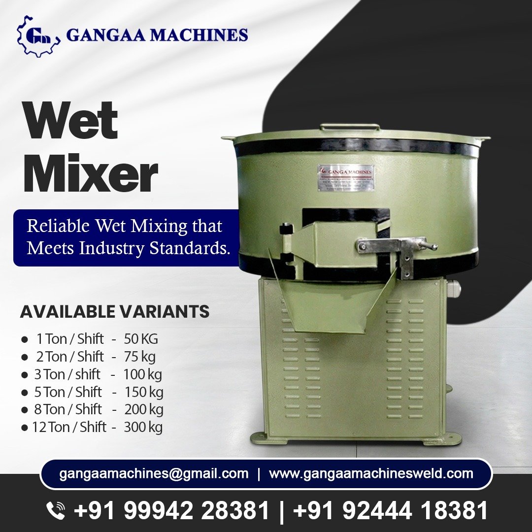 Welding Electrode Flux Wet Mixer Machine