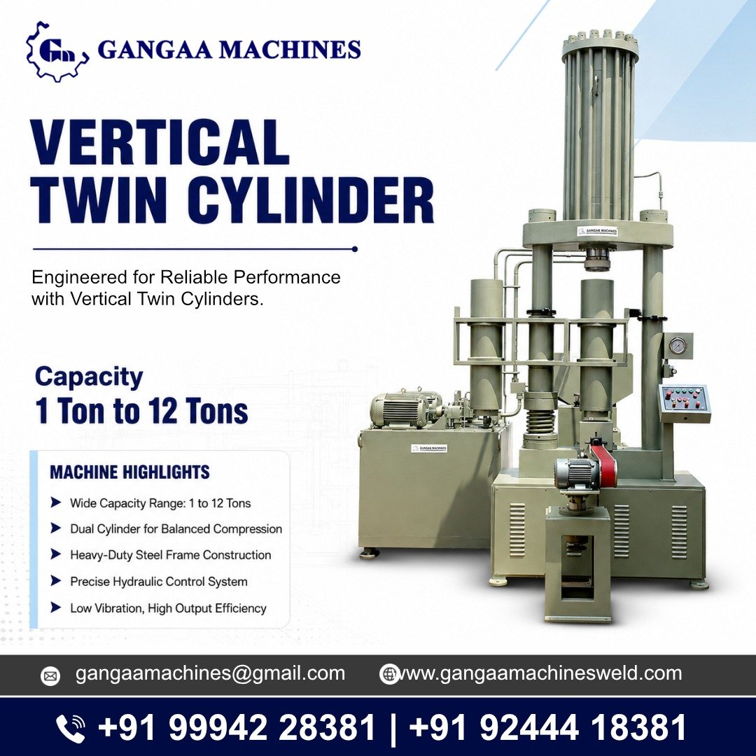 Twin Cylinder Vertical Extruder for Welding Electrode Manufacturing