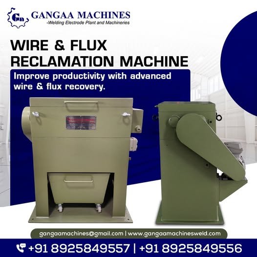 Flux Reclamation Machine for Welding Rod Production