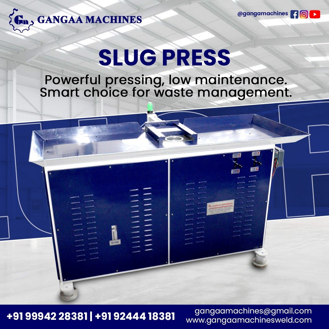 High-Performance Slug Press Machine – Engineered by Gangaa Machines